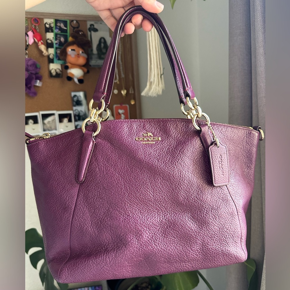 Plum Coach Satchel